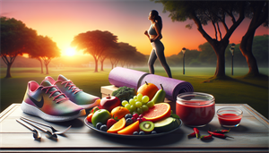 Healthy diet and exercise for managing low oxygen levels