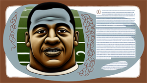 Memorial image of Reggie White, a former NFL player who passed away due to sleep apnea complications