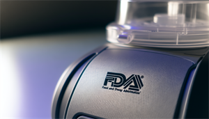 FDA certification stamp on CPAP machine