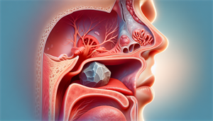 Illustration of nasal obstruction