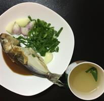 fish-green-tea