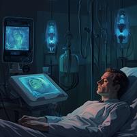 man-in-hospital-in-bed-with-machines for sleep apnea 