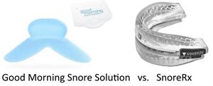 Good Morning Snore Solution vs SnoreRx
