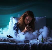  a-women-in-bed-with-vape-smoke 