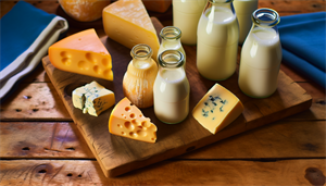 High-fat dairy products