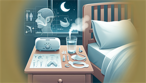 Illustration of different snoring remedies including nasal strips, mouthpieces, and sleep position adjustment