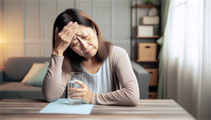 Photo of a person experiencing fatigue and headaches due to chronic dehydration