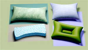 Assortment of different pillows