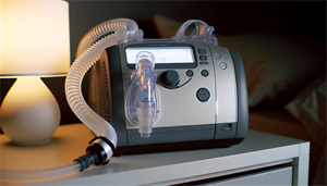 Photo of a CPAP machine