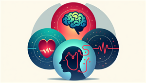 Illustration of brain health and Alzheimer's disease connection